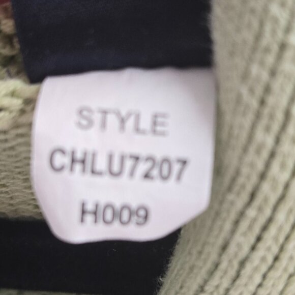 Crazy Horse A Liz Claiborne Company Pastel 100% Cotton Colorblock Cardigan 3/3x - Picture 9 of 9